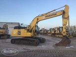 Used Komatsu Excavator in yard